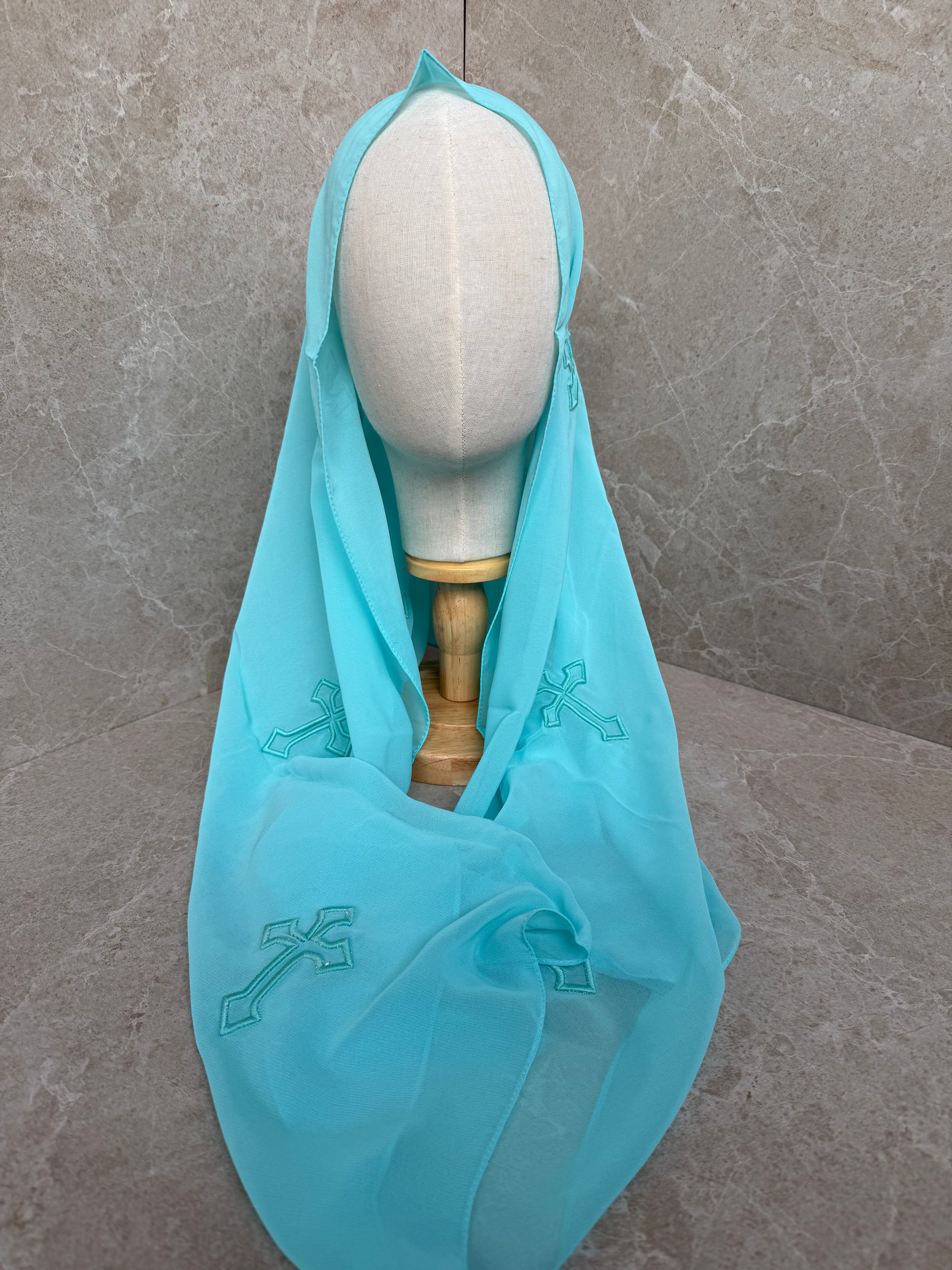 Premium Kopftuch babyblau