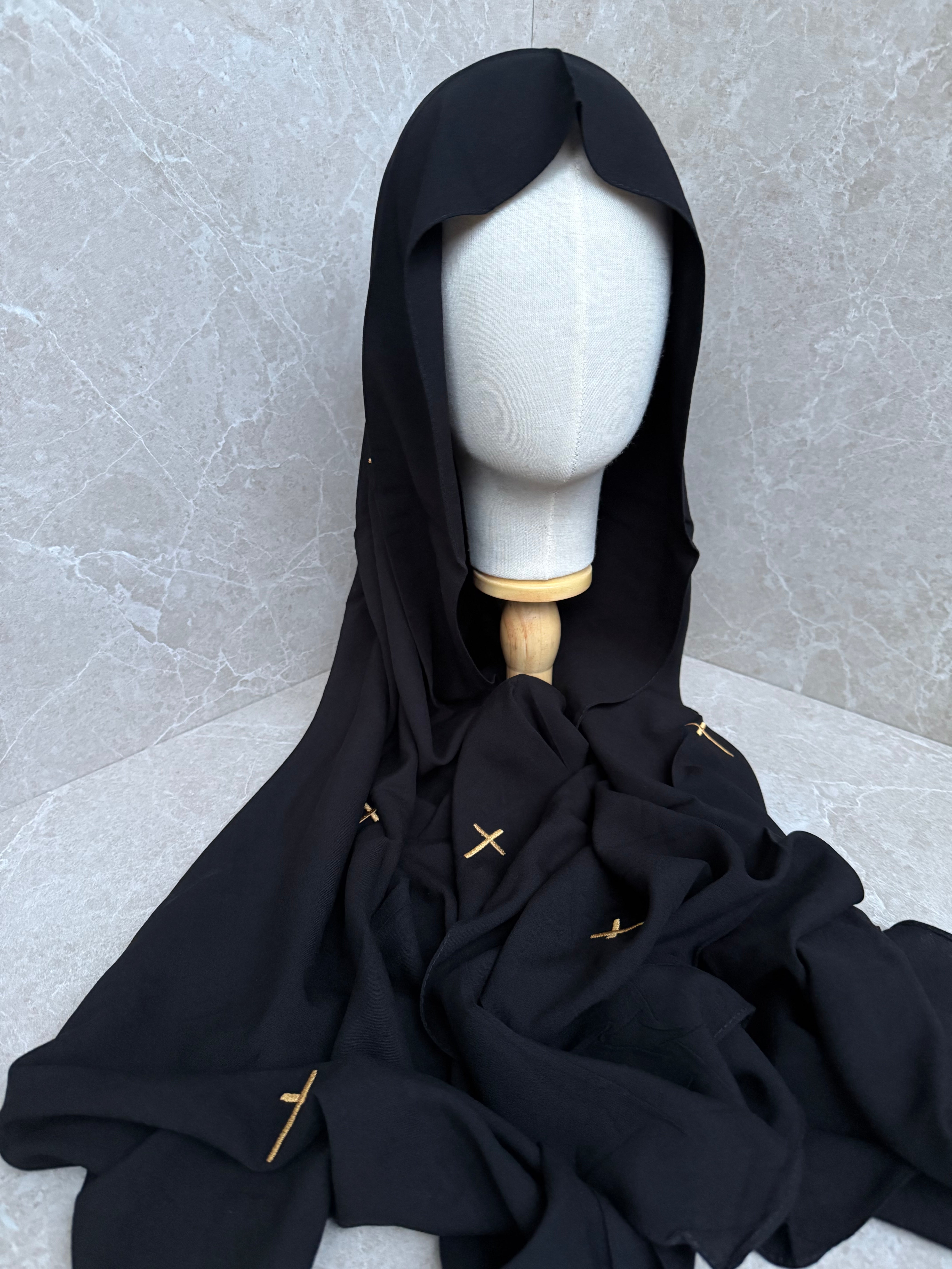 Christliches Kopftuch gold