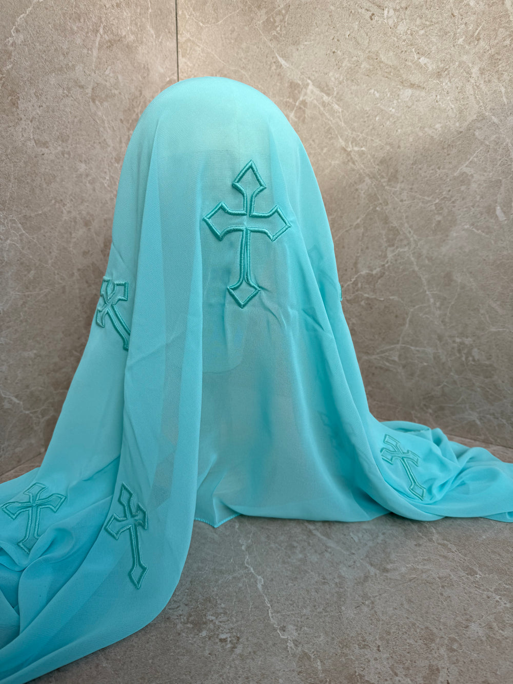 Premium Kopftuch babyblau